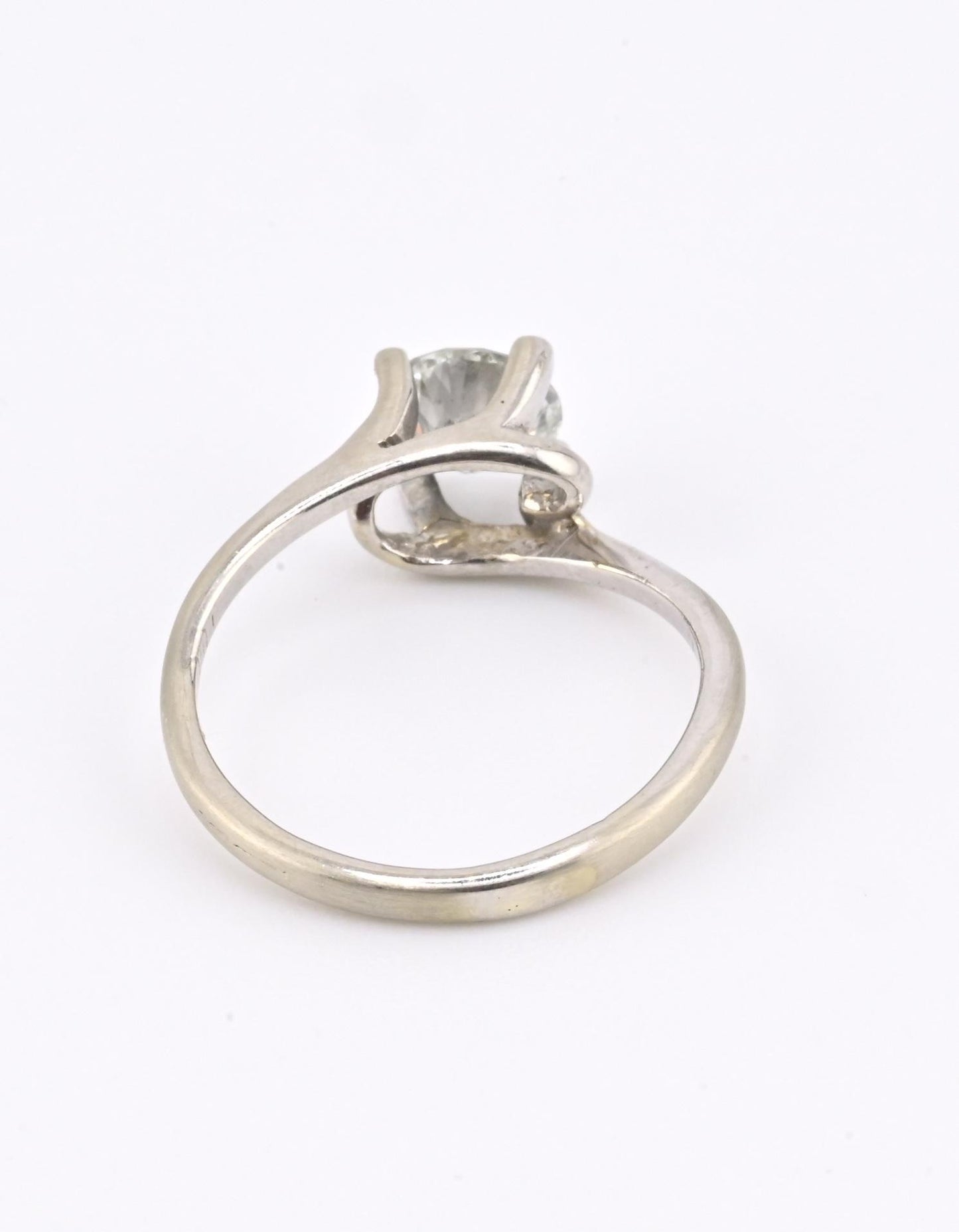 18K White Gold Solitaire Diamond Ring – 0.75 Carat, IGI Certified, Size 5