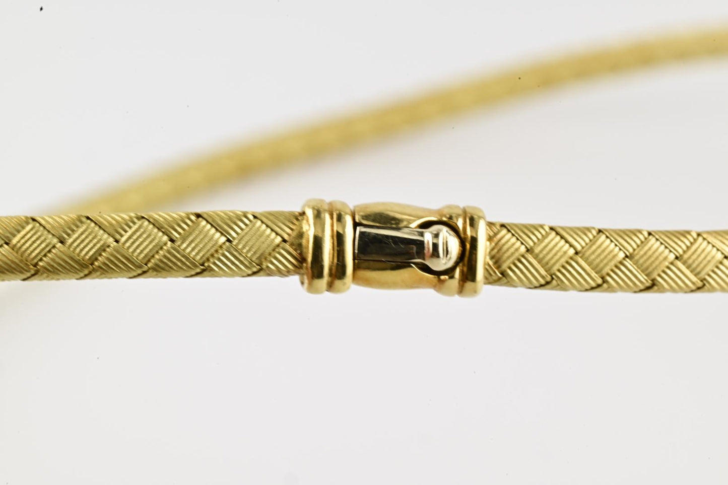 Roberto Coin 18K Yellow Gold Braided Necklace & Earrings Set 29.65g Italy 1220V