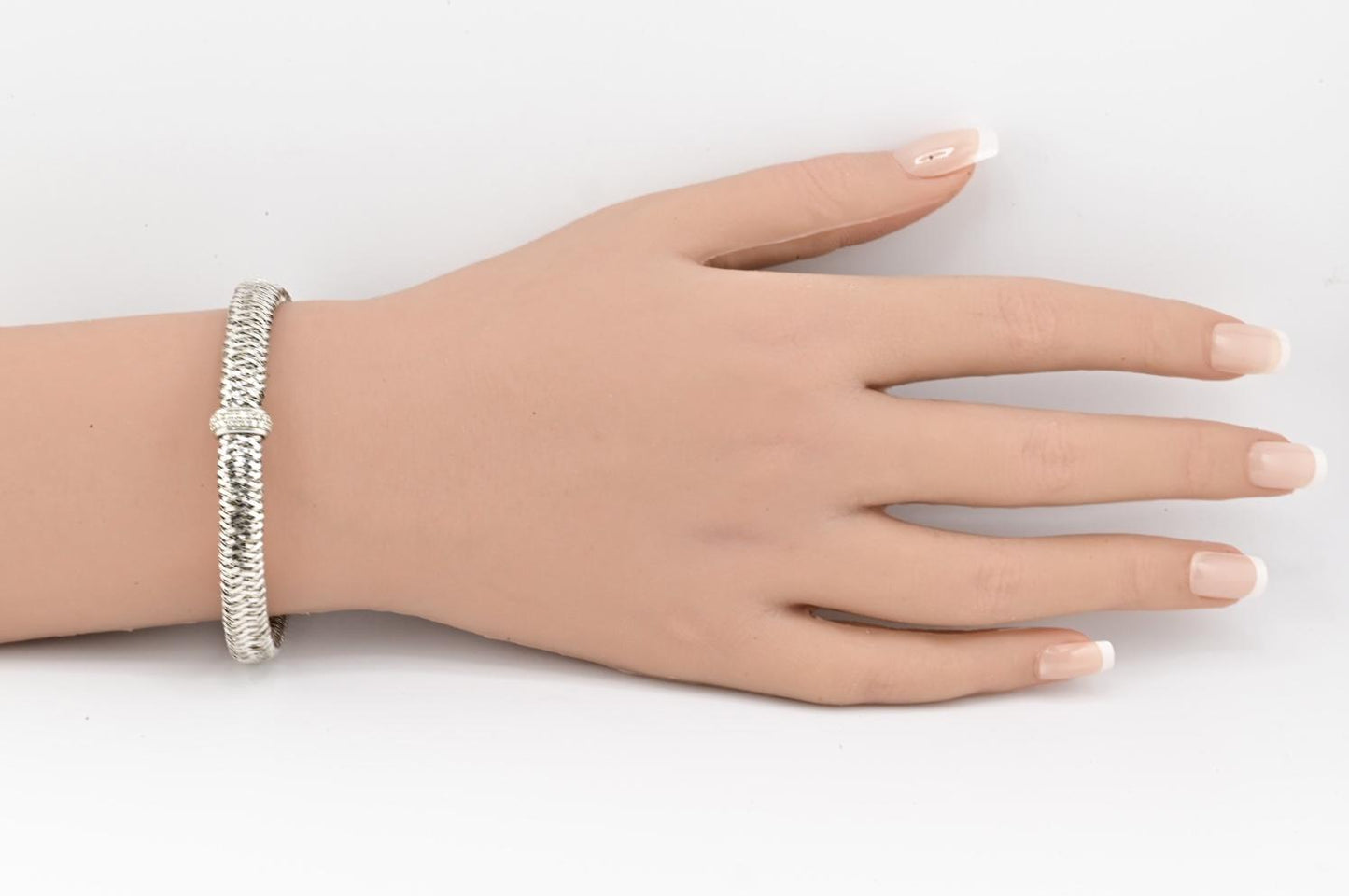 Roberto Coin 18K Yellow Gold Diamond Primavera Bracelet 16.39g RC Italy 1226VI