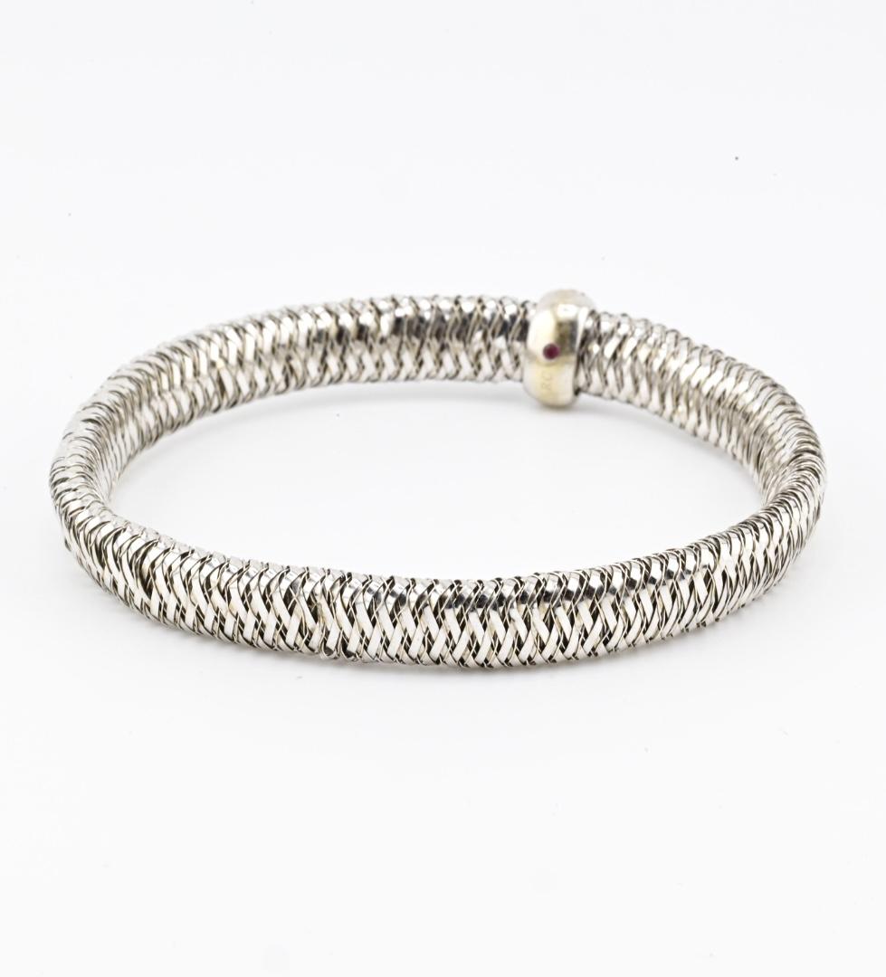Roberto Coin 18K Yellow Gold Diamond Primavera Bracelet 16.39g RC Italy 1226VI