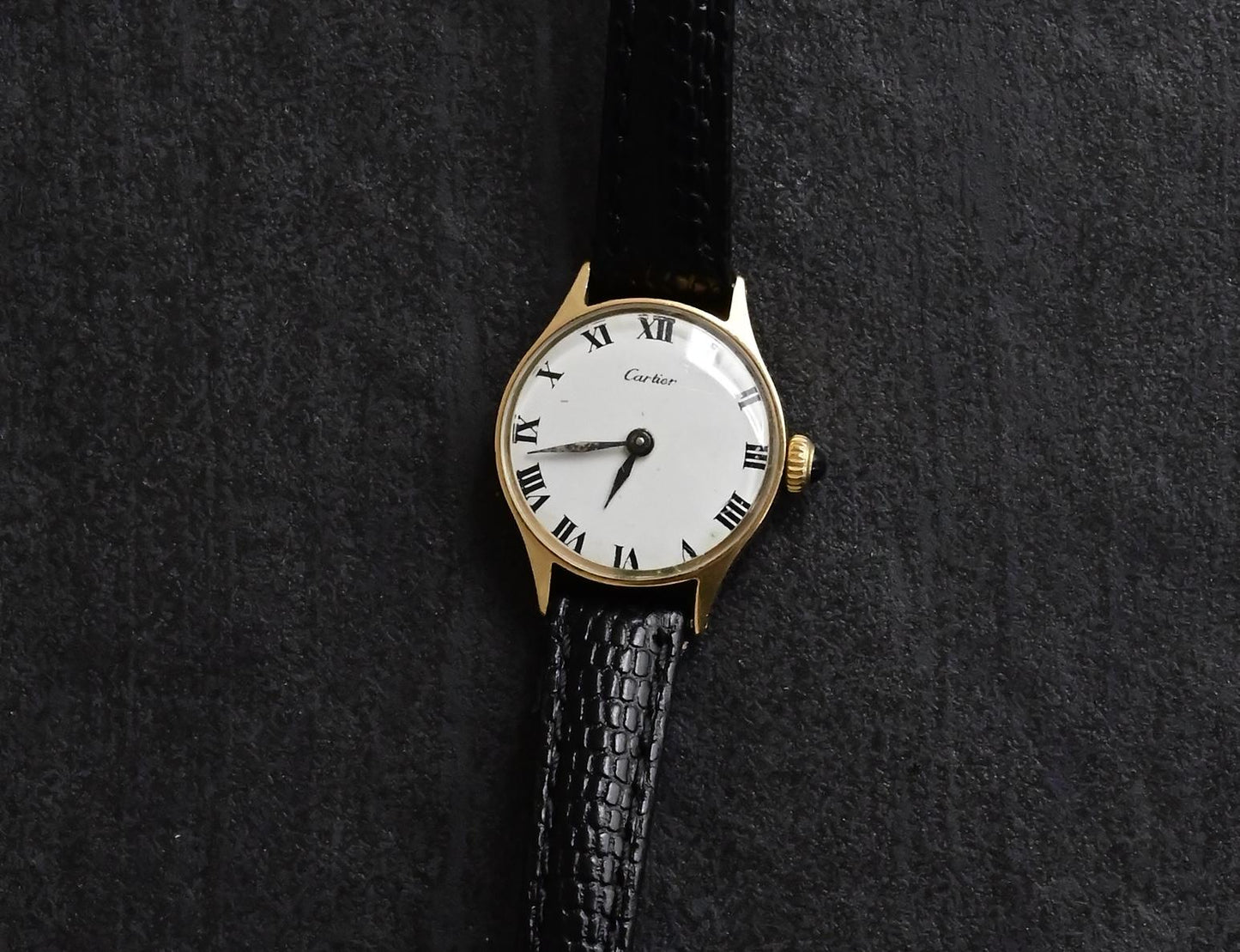Gorgeous 14K Yellow Gold Cartier For Concord Manual Winding Watch