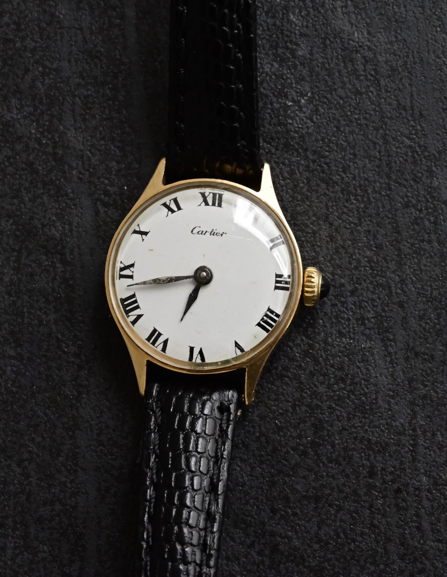 Gorgeous 14K Yellow Gold Cartier For Concord Manual Winding Watch