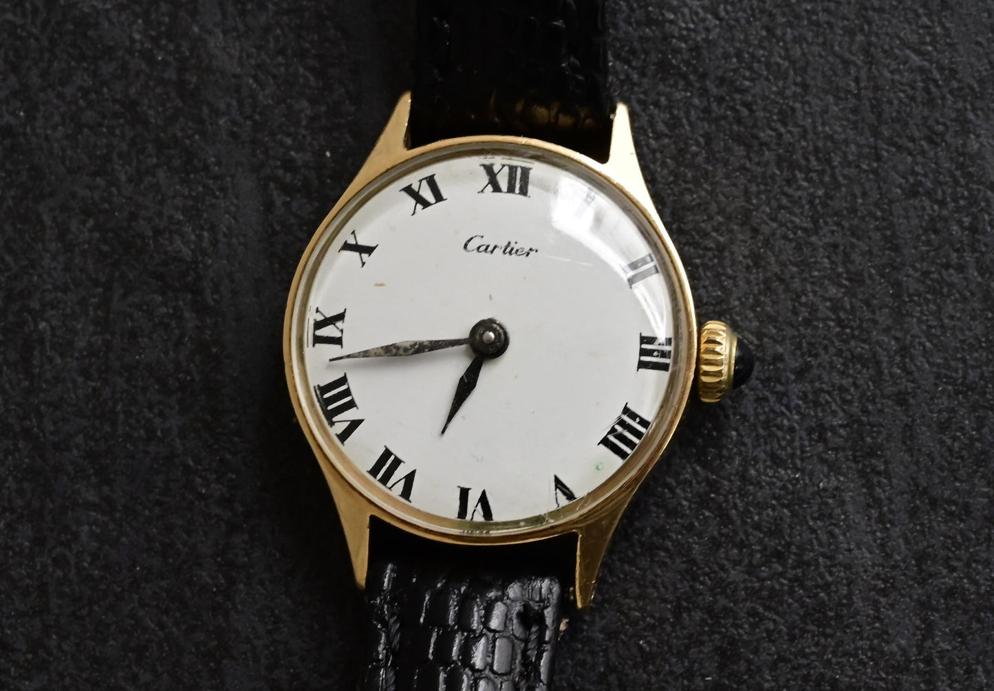 Gorgeous 14K Yellow Gold Cartier For Concord Manual Winding Watch