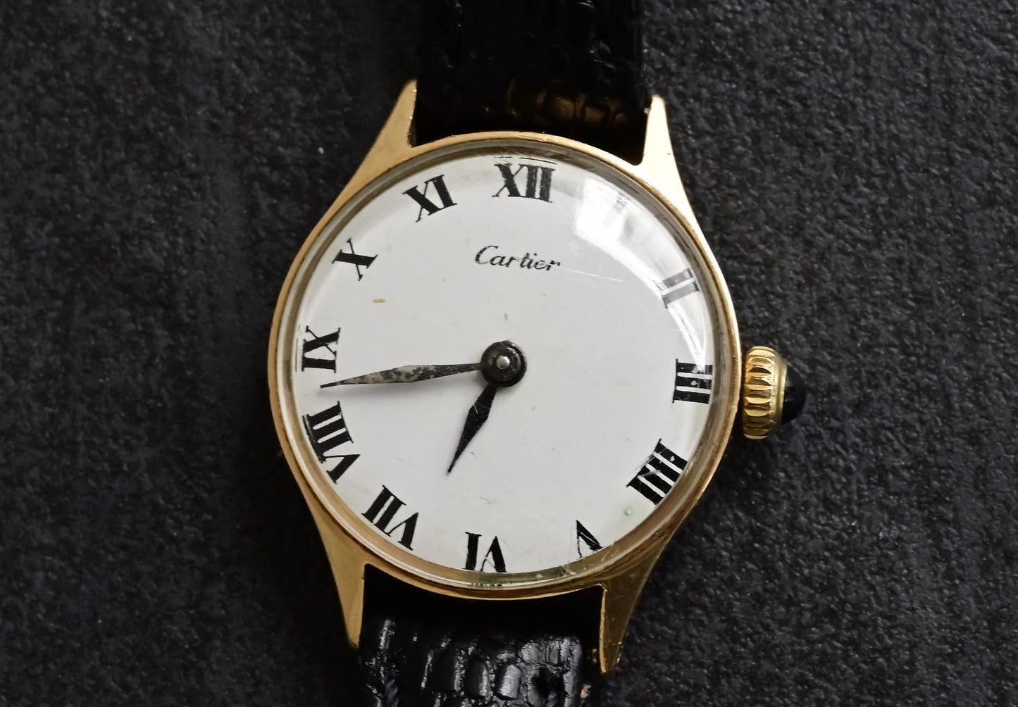 Gorgeous 14K Yellow Gold Cartier For Concord Manual Winding Watch