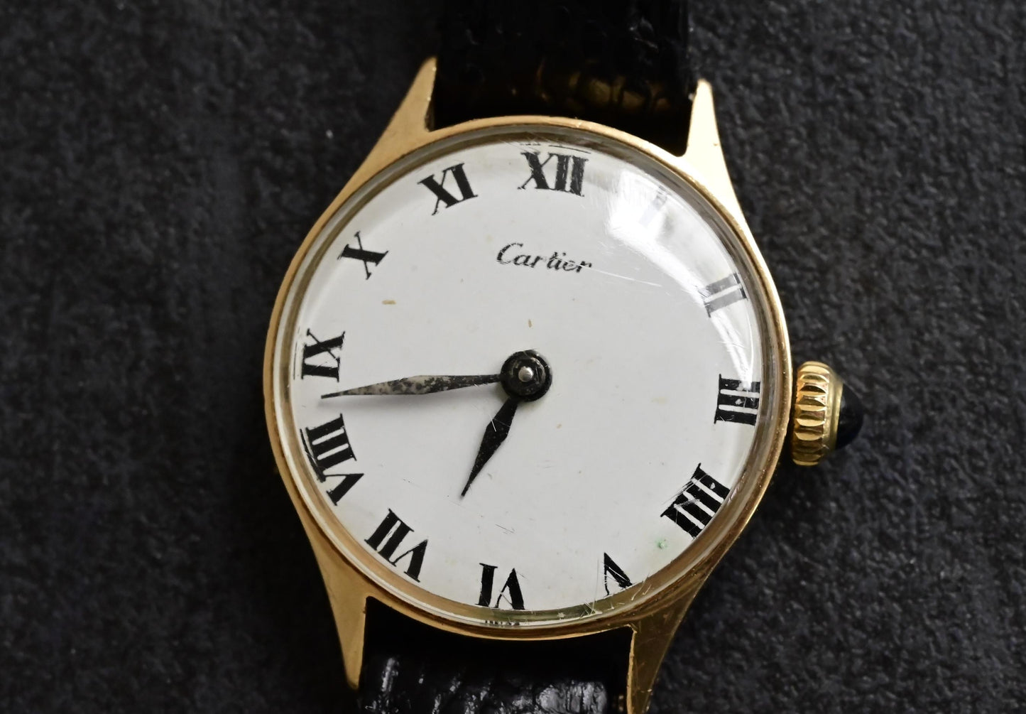 Gorgeous 14K Yellow Gold Cartier For Concord Manual Winding Watch