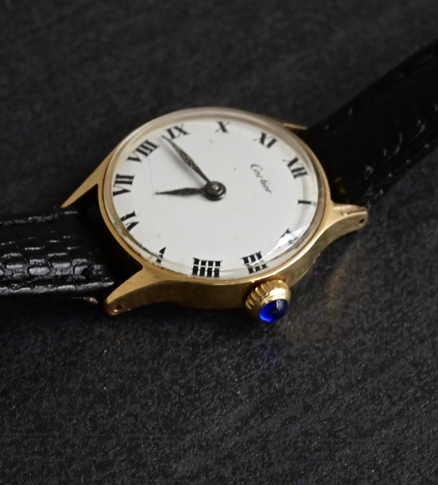 Gorgeous 14K Yellow Gold Cartier For Concord Manual Winding Watch