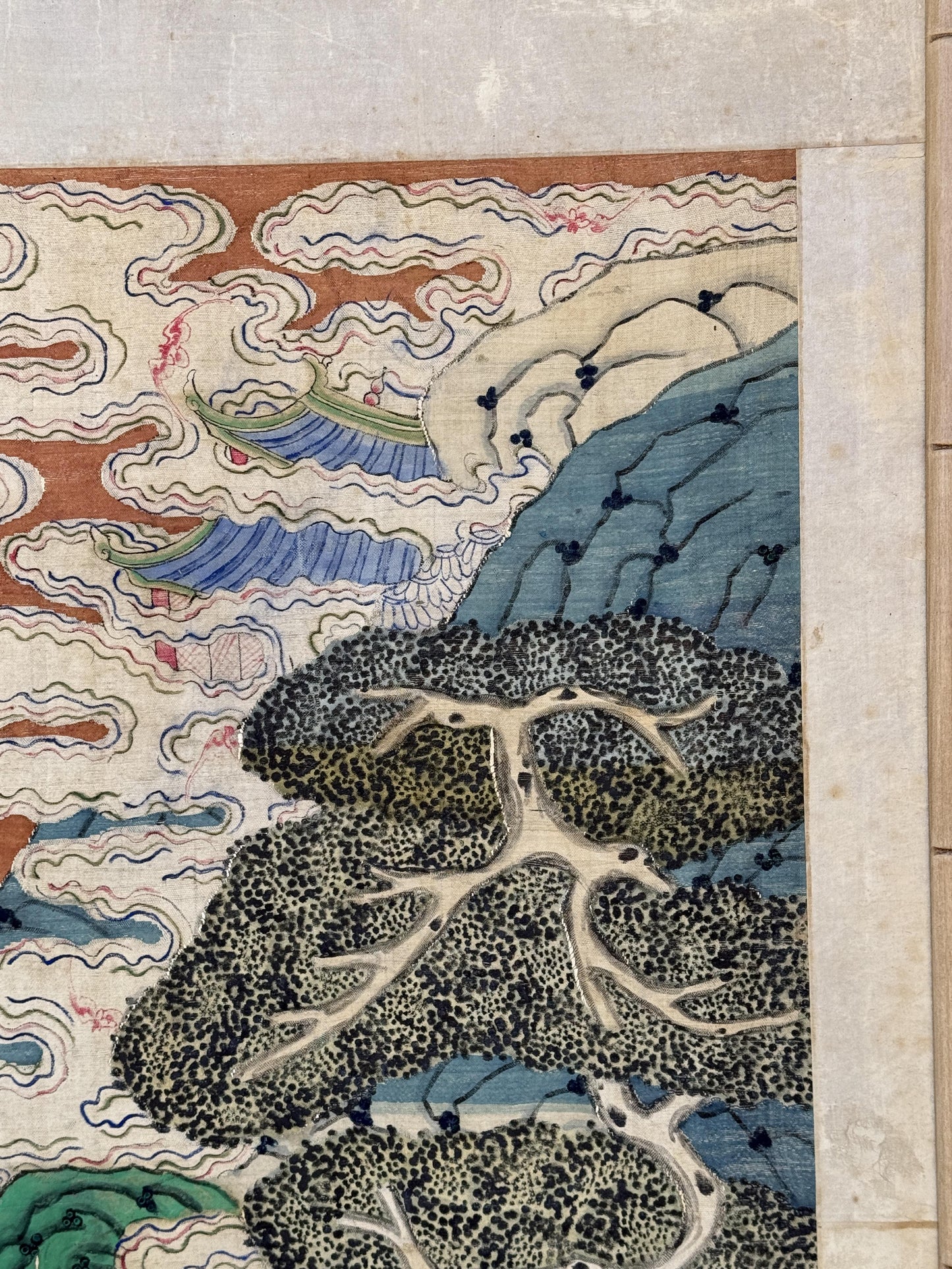 Early 20th Century Chinese Silk Kesi Panel – Immortal Figures