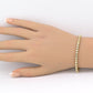 14K Yellow Gold Diamond Tennis Bracelet Approx 5 Carats Natural Diamonds