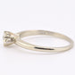 IGI Certified 14K White Gold Solitaire Diamond Ring – 0.45ct, Size 7.5
