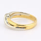 FRED 18K Yellow & White Gold Diamond Ring – 0.30 Carat, IGI Certified, Size 5
