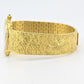 18K Yellow Gold Piaget Watch Diamond Bezel 73.14 Grams 18.1 CM Diamond Dial