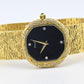 18K Yellow Gold Piaget Watch Diamond Bezel 73.14 Grams 18.1 CM Diamond Dial