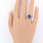 Rare Art Deco Period Sapphire & Diamond Ring With IGI Report