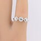 Edwardian 18K White Gold 3-Stone Diamond Ring 1.87 Carats Old Mine Cuts