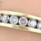 Fabulous 14K Yellow Gold Band With Natural Diamonds .90 Carats IGI Certified