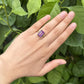 10K Yellow Gold Sapphire Ring Art Deco / Retro Era IGI Certified Size 6.75
