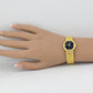 18K Yellow Gold Piaget Watch Diamond Bezel 73.14 Grams 18.1 CM Diamond Dial