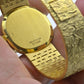 18K Yellow Gold Piaget Watch Diamond Bezel 73.14 Grams 18.1 CM Diamond Dial