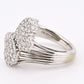 Sonia B 14K White Gold Cluster Diamond Ring – 0.90 TCW, IGI Certified, Size 7