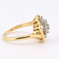 14K Yellow Gold Diamond Ring With VS2 Stones 0.41 Carats IGI Certified Size 6.5
