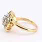 14K Yellow Gold Diamond Ring With VS2 Stones 0.41 Carats IGI Certified Size 6.5