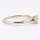 IGI Certified 14K White Gold Solitaire Diamond Ring – 0.45ct, Size 7.5