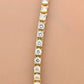 14K Yellow Gold Diamond Tennis Bracelet Approx 5 Carats Natural Diamonds