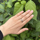 14K White Gold Diamond Ring .51 Total Carat Weight Size 9 IGI Certified