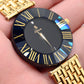 H. Stern 18K Yellow Gold Watch with Sapphire Case