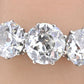 Art Deco 18K White Gold 3-Stone Ring – 3.00ct Old European Cut Diamonds Size 5