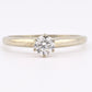 IGI Certified 14K White Gold Solitaire Diamond Ring – 0.45ct, Size 7.5