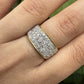 14K Yellow Gold Natural Diamond Band Ring 1.70 Carats IGI Certified