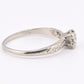 Platinum Diamond Ring With IGI Certificate Natural Diamonds Size 5