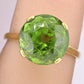 Rare Tiffany & Co 18K Peridot Ring Size 5 IGI Certified