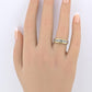 Fabulous 14K Yellow Gold Band With Natural Diamonds .90 Carats IGI Certified