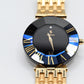 H. Stern 18K Yellow Gold Watch with Sapphire Case