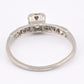 Platinum Diamond Ring With IGI Certificate Natural Diamonds Size 5