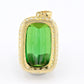 18K Yellow Gold Pendant With 26.51 Carat Tourmaline And 2.25 Carats Diamonds