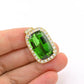 18K Yellow Gold Pendant With 26.51 Carat Tourmaline And 2.25 Carats Diamonds