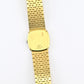 Rare Piaget Jade Dial Ladies Wristwatch 18K Yellow Gold Diamond Bezel 6.5 Inches