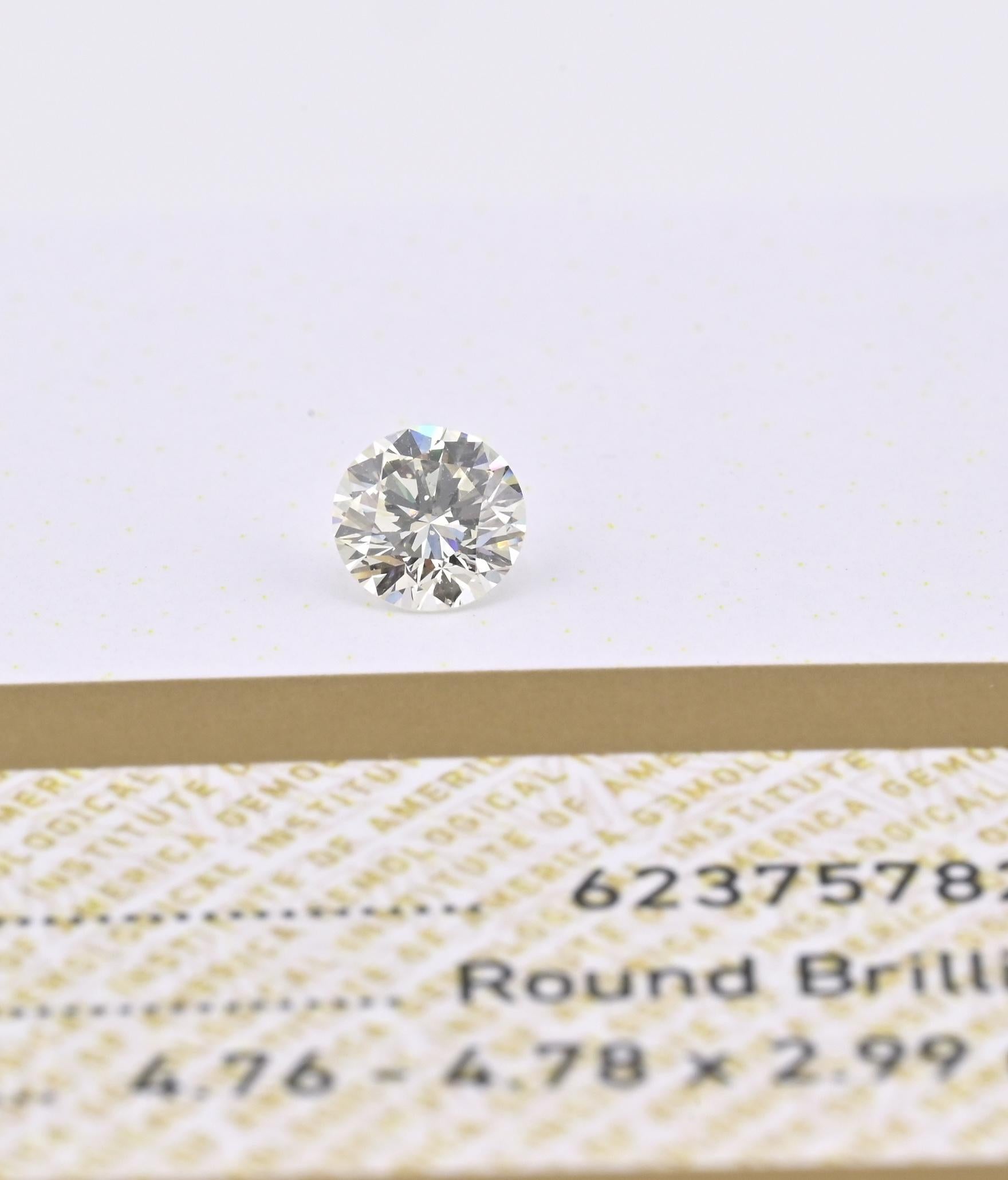 .41ct Round Brilliant Diamond K Color SI1 Excellent Cut Loose Natural Stone