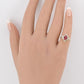 14K Yellow Gold Diamond Cluster Ring 3.05g Size 3