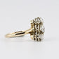 Antique 1920s 14K Gold Old European Cut Diamond Ring .84ctw Size 6 Art Deco