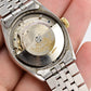 Rolex Oyster Perpetual 6085 Black Dial Stainless Steel & Gold Bezel Automatic Wa