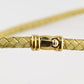 Roberto Coin 18K Yellow Gold Braided Necklace & Earrings Set 29.65g Italy 1220V