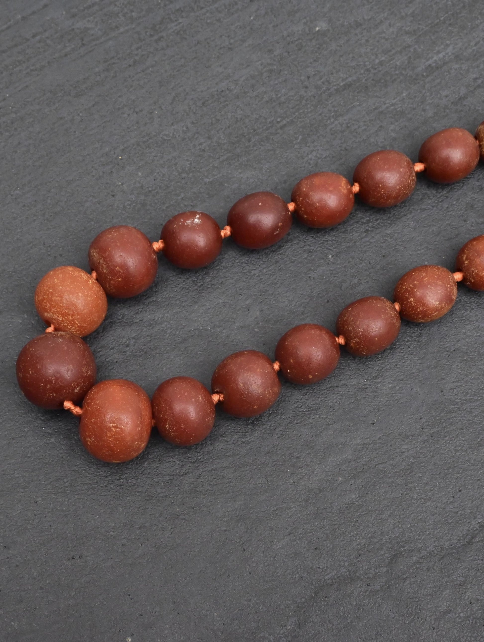 Gorgeous Antique Butterscotch Amber Necklace 42 Grams