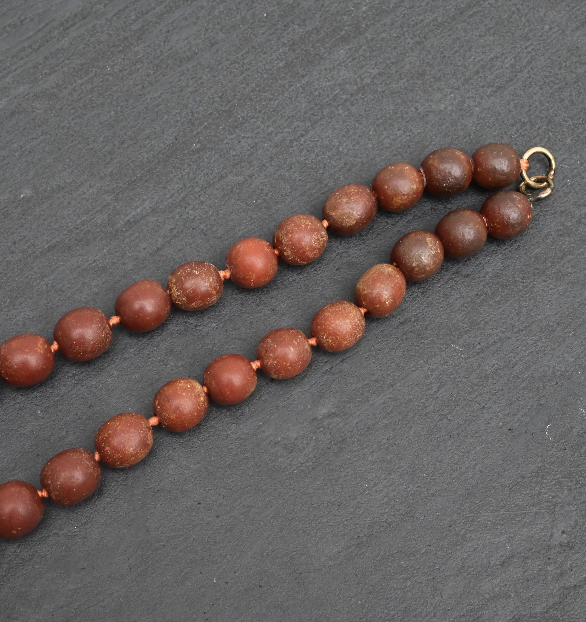 Gorgeous Antique Butterscotch Amber Necklace 42 Grams