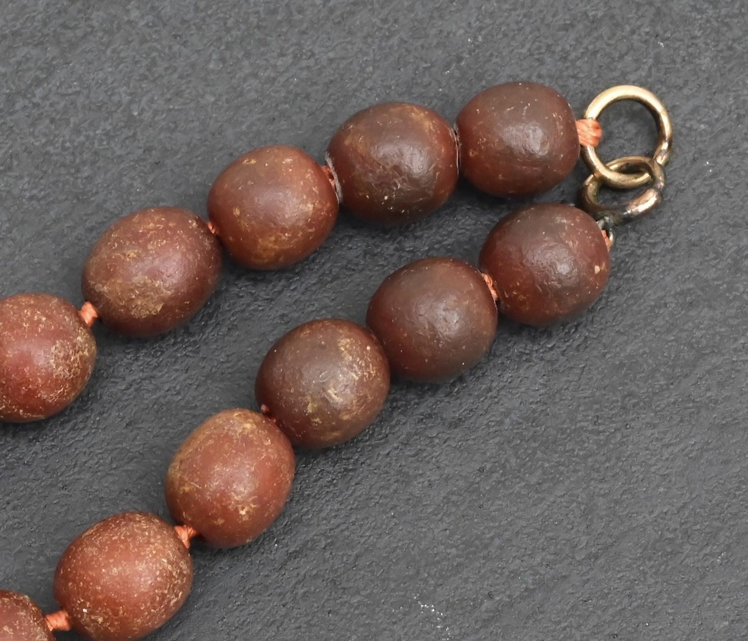 Gorgeous Antique Butterscotch Amber Necklace 42 Grams