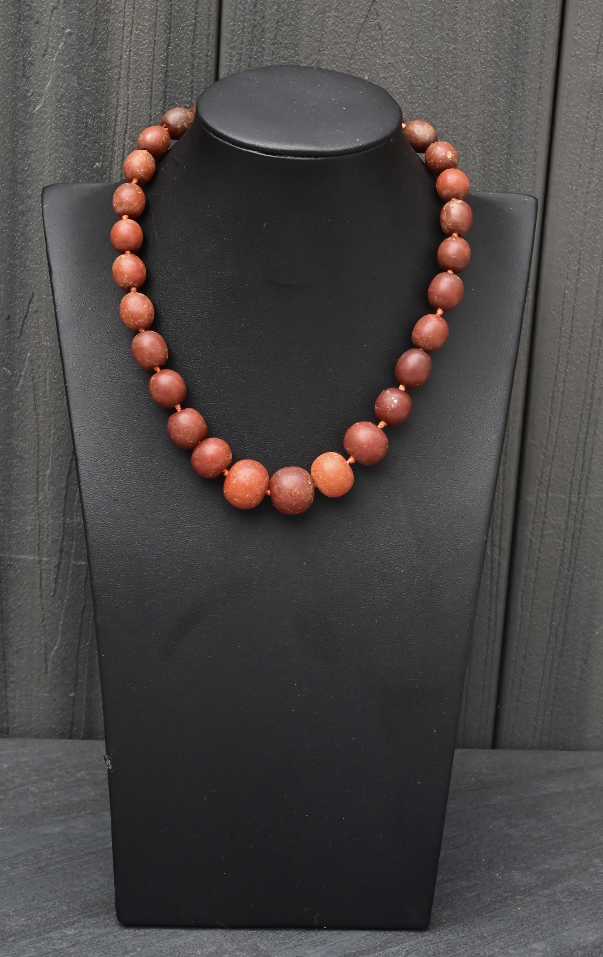 Gorgeous Antique Butterscotch Amber Necklace 42 Grams