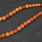 Fine Round Beaded Antique Butterscotch Amber Necklace 38 Grams